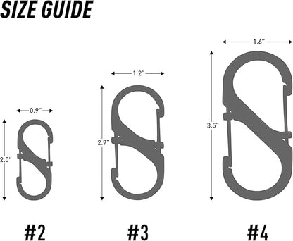 Nite IZE S-Biner SlideLock Stainless Steel, Size #4 - Image 4