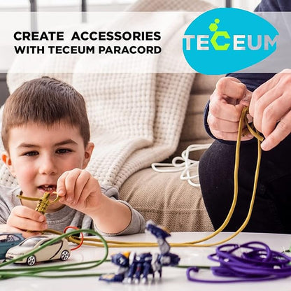 TECEUM 5/32" Paracord Rope 1000 – 1000ft / 200ft / 100ft / 50ft – Tactical - Image 7