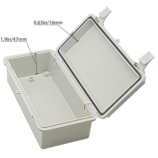 Zulkit Junction Box ABS Plastic Dustproof Waterproof IP65 Electrical Boxes - Image 4