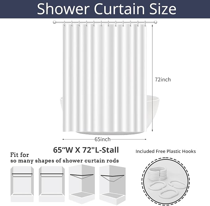 Pink Bow Shower Curtain - Image 7