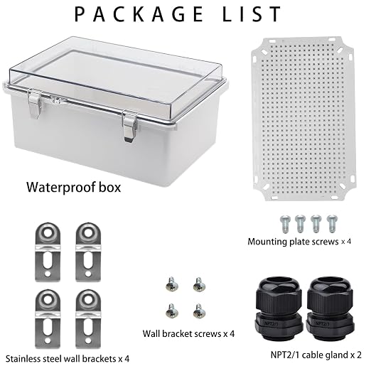 Waterproof Electrical Box Junction Box Weatherproof IP67 ABS Plastic Enclosure - Image 4