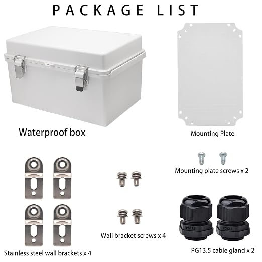Outdoor Waterproof Electrical Box Junction Box Weatherproof IP67 ABS Plastic - Image 5