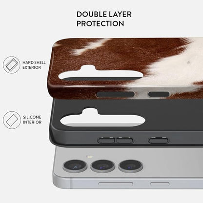 Compatible for Samsung Galaxy S25 Plus 5G Case, Dual Layer Heavy Duty 2 in 1 - Image 2