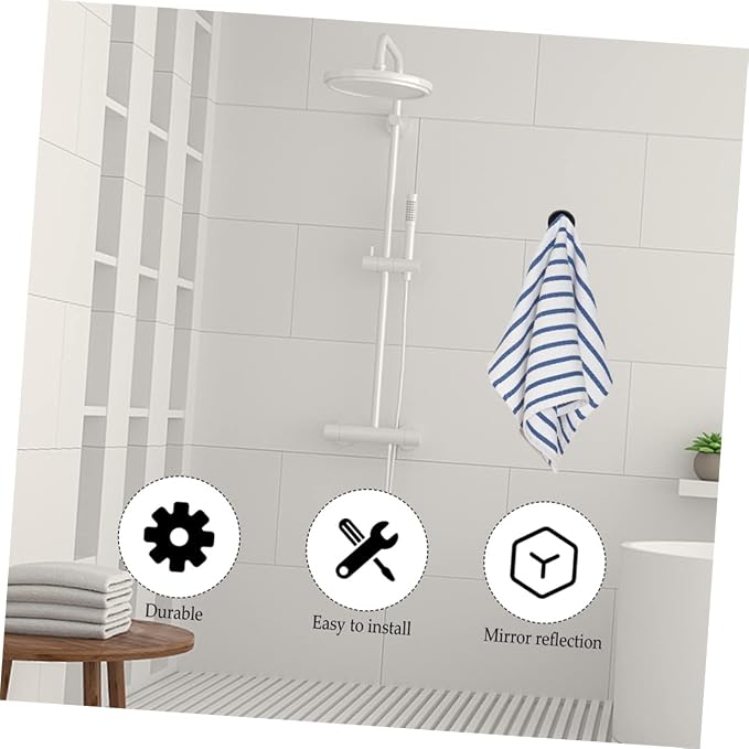 Bathroom Wall Towel Hooks 4-Pack Heavy Duty Metal Coat Hooks - Image 9