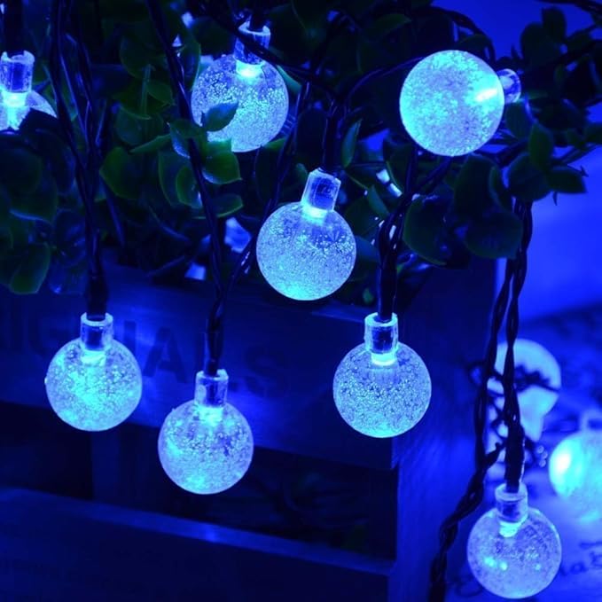 Toodour Solar String Lights Outdoor, 36ft 60 LED Globe String Light - Image 3