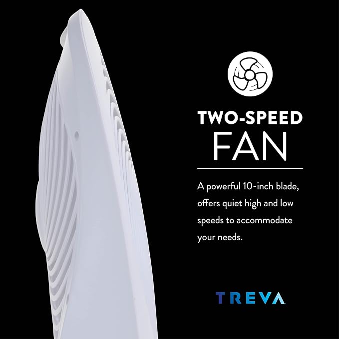Treva 10-Inch Portable Fan, Powered by Battery and/or AC Adapter - Image 7