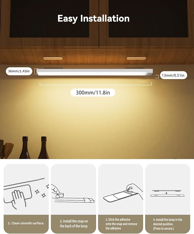 12 Inches Under Cabinet Lighting 12 Packs - Image 2