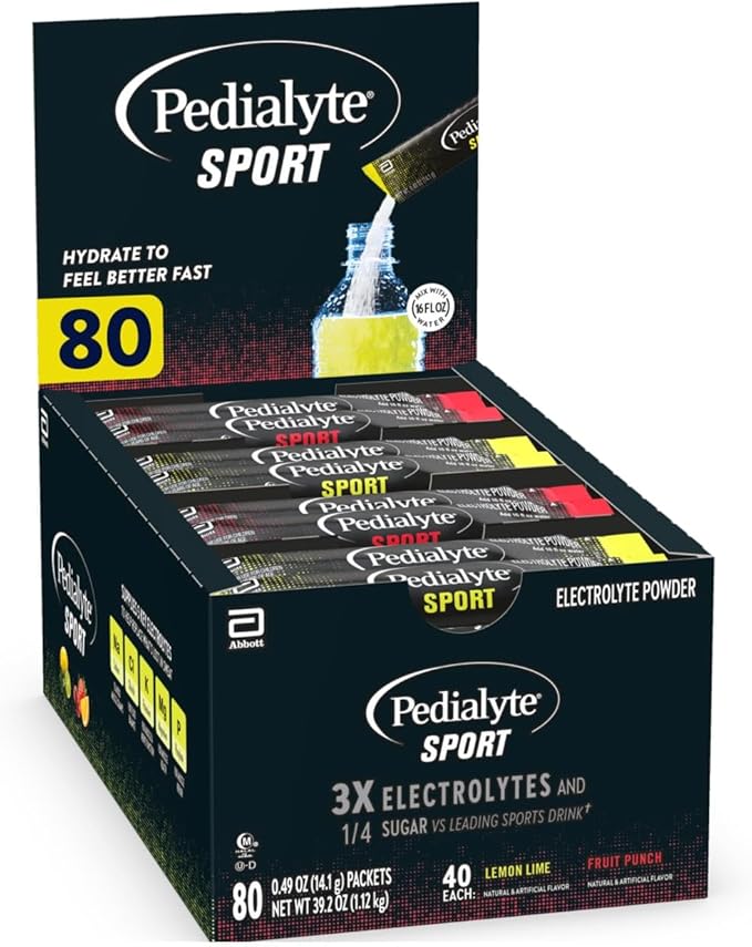 Pedialyte Sport Electrolyte Powder Packets Hydration Station, Variety Pack by Pedialyte