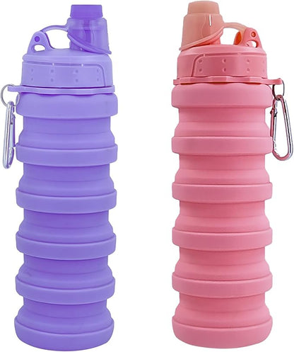 Collapsible Water Bottles Travel water bottle Sports Portable Sport Water by YCTMALL