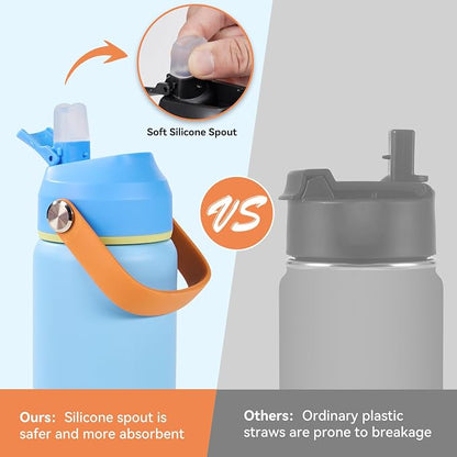 Fijinhom 24oz Insulated Stainless Steel Water Bottle, Wide Mouth Double Wall - Image 4