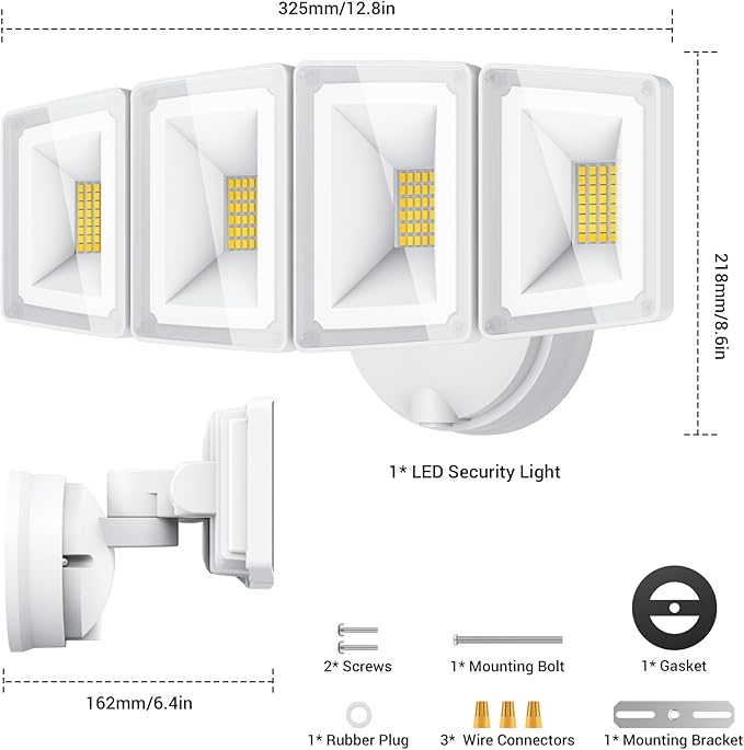 USTELLAR 100W LED Floods Light Outdoor, 10000LM Super Bright Flood Lights - Image 8