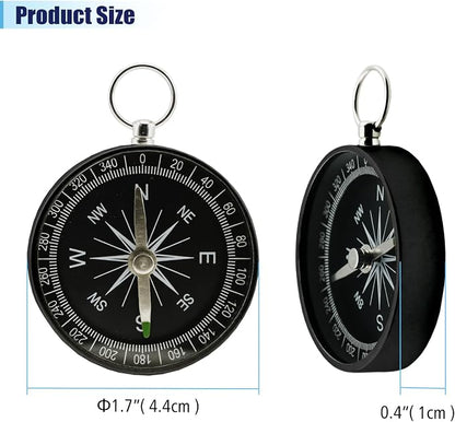 Pocket Compass, 2 Pieces Mini Compass - Image 2