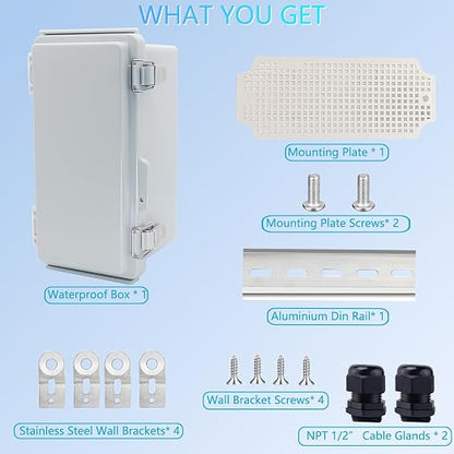 IP67 Waterproof Junction Box, ABS Plastic Electrical Enclosure - Image 5