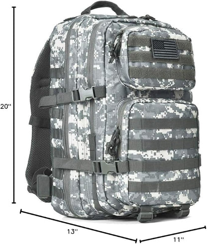 REEBOW GEAR Military Tactical Backpack Large Army 3 Day Assault Pack Molle Bag - Image 8