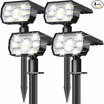 NYMPHY Solar Lights Outdoor Waterproof IP68, 56 LED 3 Lighting Modes Solar by NYMPHY