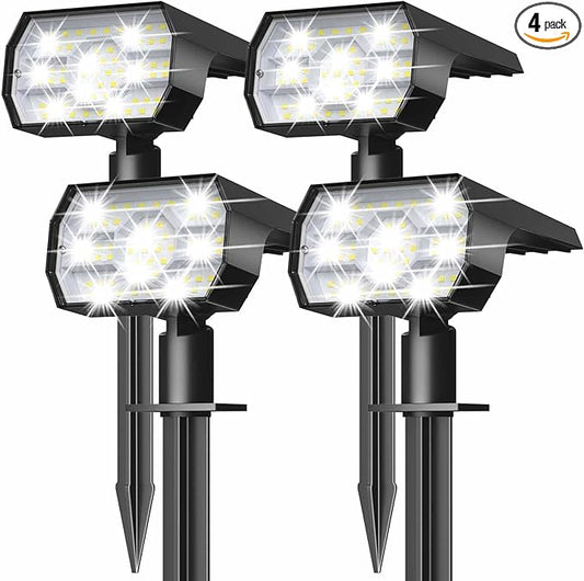NYMPHY Solar Lights Outdoor Waterproof IP68, 56 LED 3 Lighting Modes Solar by NYMPHY