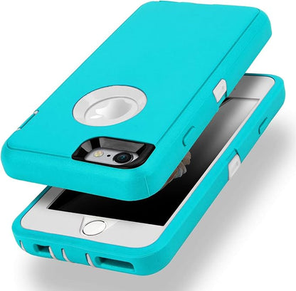 AICase iPhone 6 Case, iPhone 6S Case Built-in Screen Protector Tough 3 in 1 - Image 2