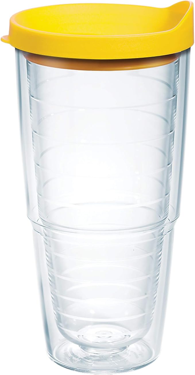 Tervis Clear & Colorful Lidded Made in USA Double Walled Insulated Tumbler by TervisTumblerCompany