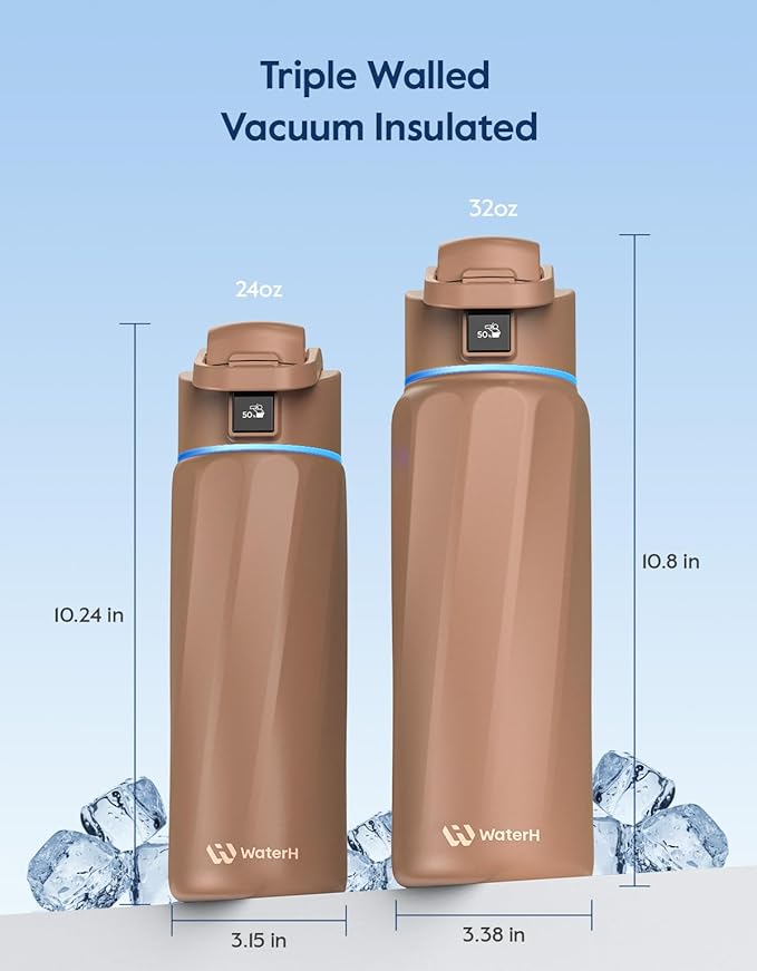 BOOST Smart Water Bottle with Reminder & Tracker, Double Wall Vacuum Insulated - Image 5