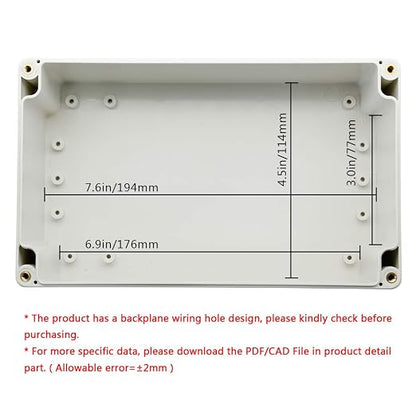 LeMotech ABS Plastic Junction Box Dustproof Waterproof IP65 Electrical - Image 5