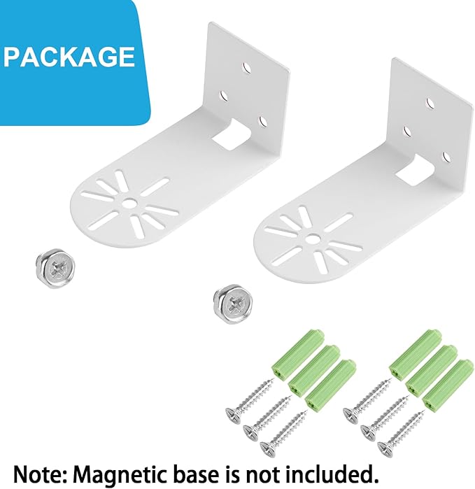 UYODM 2Pack Adhesive Metal Wall Mount Bracket Compatible - Image 6