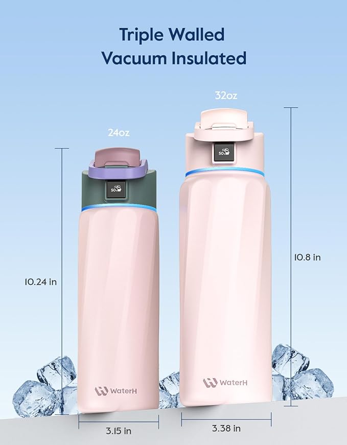 BOOST Smart Water Bottle with Reminder & Tracker, Double Wall Vacuum Insulated - Image 5