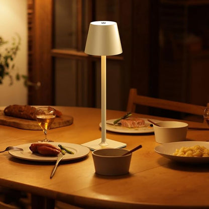 4 Pack Gold Cordless Table Lamps - Image 9