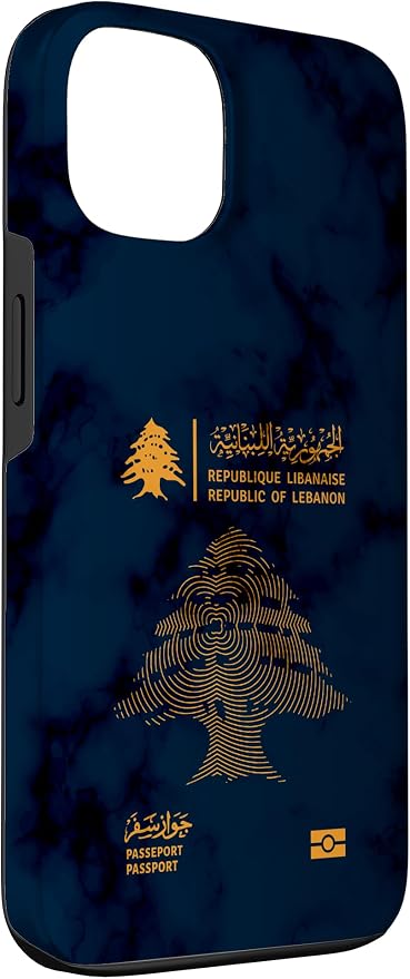 Lebanon, Lebanon Passport, Lebanon Flag, Lebanon map. Case - Image 3