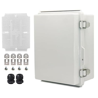 Waterproof Electrical Box with Mounting Plate, IP67 Junction Box Stainless by YETLEBOX