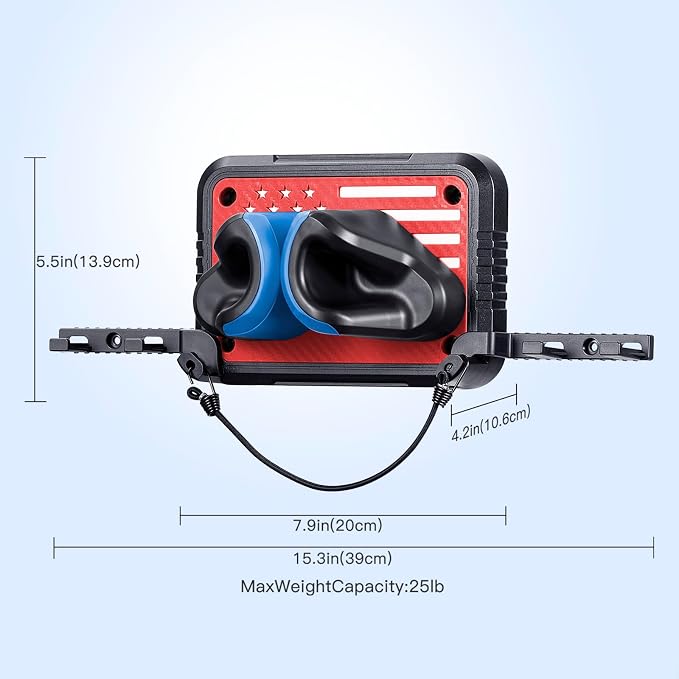 Ski Rack Wall Mount Ski & Snowboard Skateboard Wall Mount Fits Any Board holder - Image 2