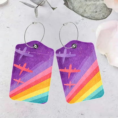 2Pcs Retro Airplane Luggage Tags - Image 4