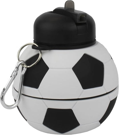Maccabi Art Clip-On Collapsible 1 Liter, 34 oz. size BPA-Free Silicone Soccer - Image 7