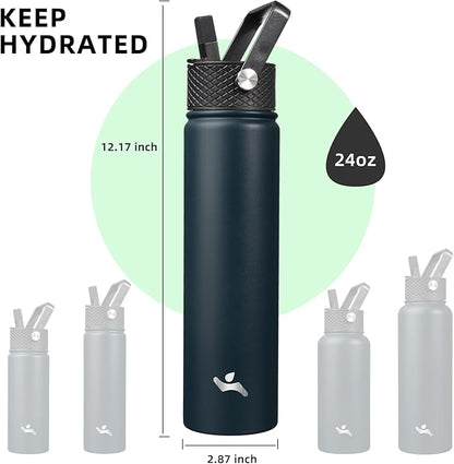 Konokyo Insulated Water Bottle 24oz Stainless Steel Sport Bottles - Image 5