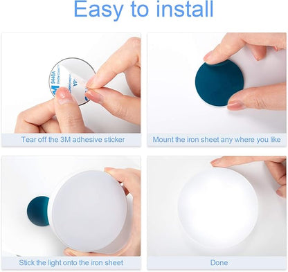 Ferswe Rechargeable Tap Lights, Dimmable Touch Night Lights - Image 5
