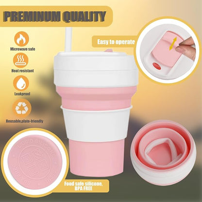 12 OZ Collapsible Travel Cup - Image 4