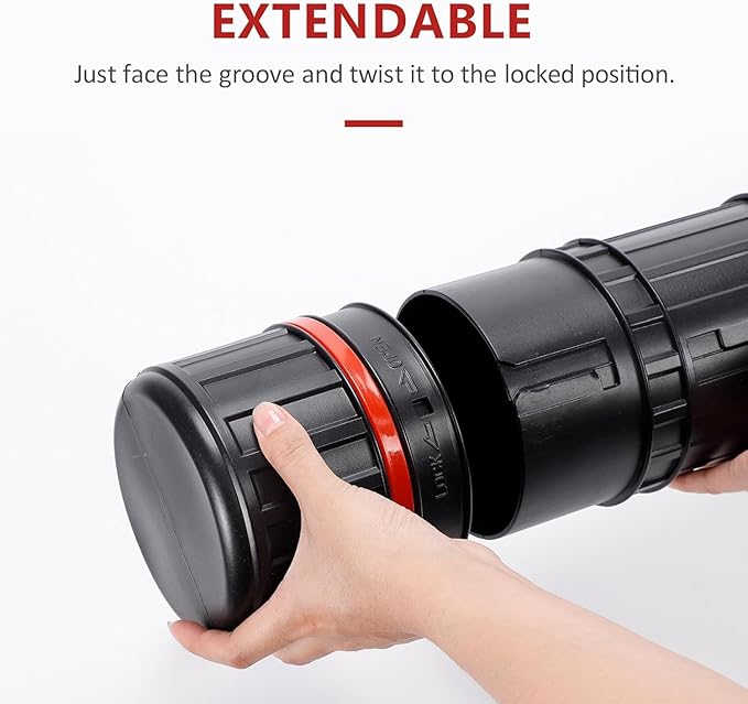 DEWEL Post Tube Expands from 30”to 51”, Waterproof Blueprint Holder Telescoping - Image 8