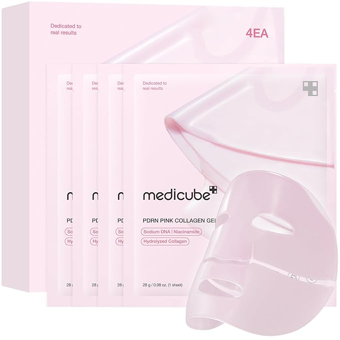 medicube Jelly Gel Mask with Salmon DNA PDRN Pink Collagen | Overnight Face Mask by medicube