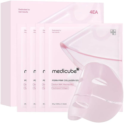 medicube Jelly Gel Mask with Salmon DNA PDRN Pink Collagen | Overnight Face Mask by medicube