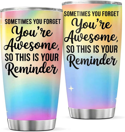 CUBICER Inspirational Quote Sometimes You Forget You'Re Awesome So This Is Your by CUBICER