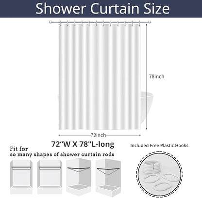Purple Bow Shower Curtain, Lavender Modern Aesthetic Bowknot - Image 7