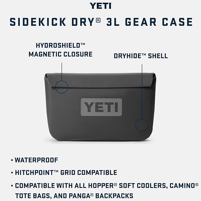 YETI Sidekick Dry Waterproof Gear Case and Bag Accessory - Image 2