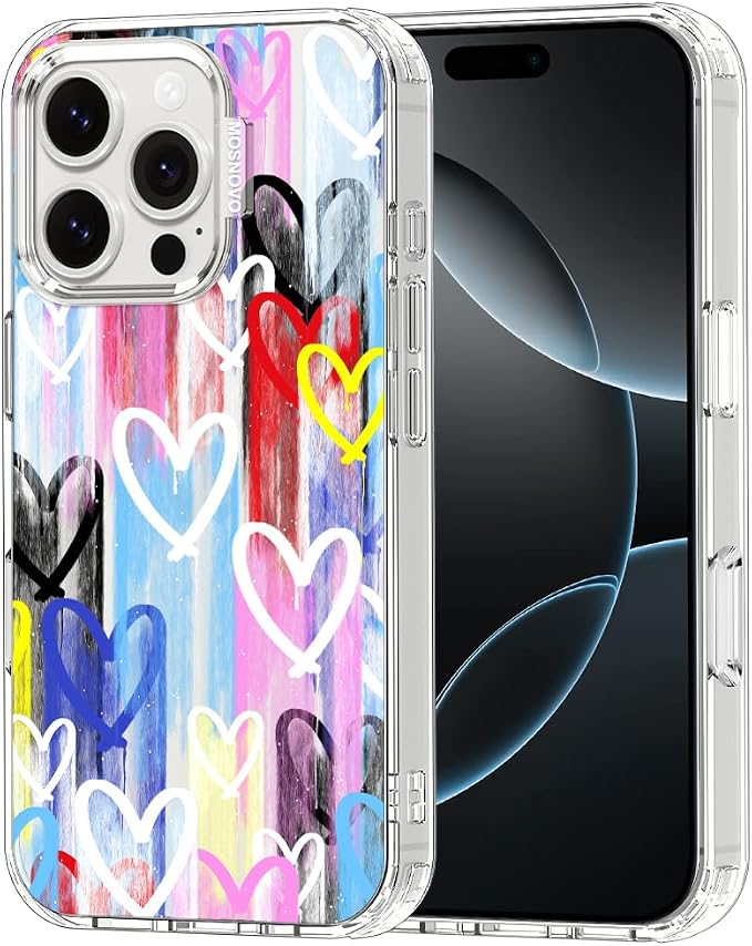 MOSNOVO for iPhone 16 Pro Case, Shockproof Military-Grade Protection 6.6ft Drop by Mosnovo