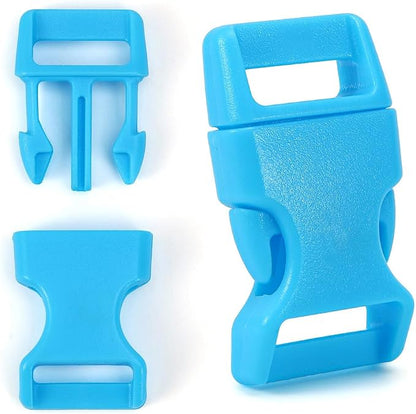 5/8" Black Plastic Side Release Buckle Curved Quick Release by Unknown