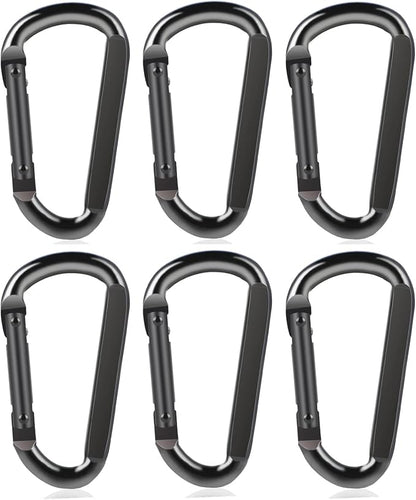 DELSWIN Heavy Duty Carabiner Clip 900lbs, 3 Inch Steel Carabiners by DELSWIN