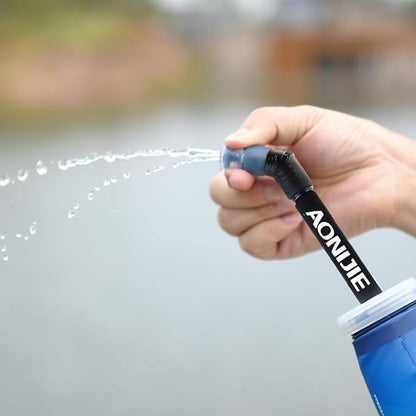 TRIWONDER TPU Soft Folding Water Bottles BPA-Free Collapsible Flask - Image 5