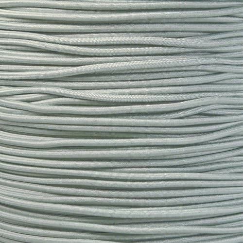 Silver Gray - 1/8 Shock Cord 50' by ParacordPlanet