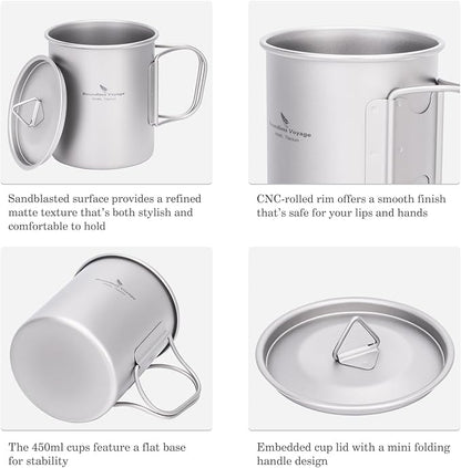 Boundless Voyage Titanium Camping Mug - Image 4