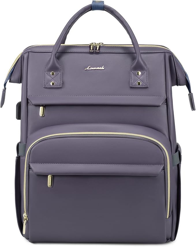LOVEVOOK Leather Laptop Backpack by LOVEVOOK