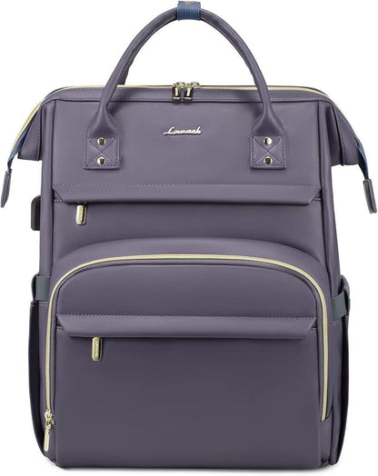 LOVEVOOK Leather Laptop Backpack by LOVEVOOK