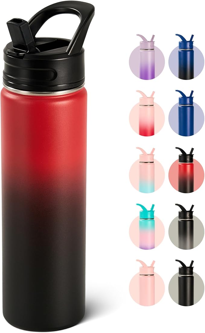 Fijinhom 24oz Insulated Stainless Steel Water Bottle by Fijinhom